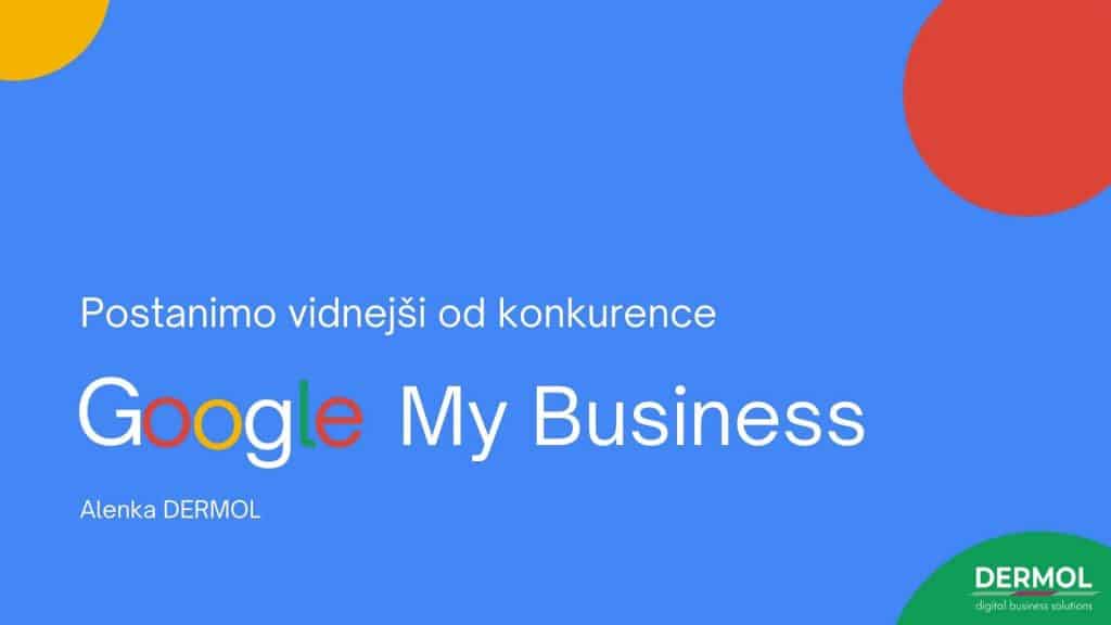 Google My Business spletni tečaj