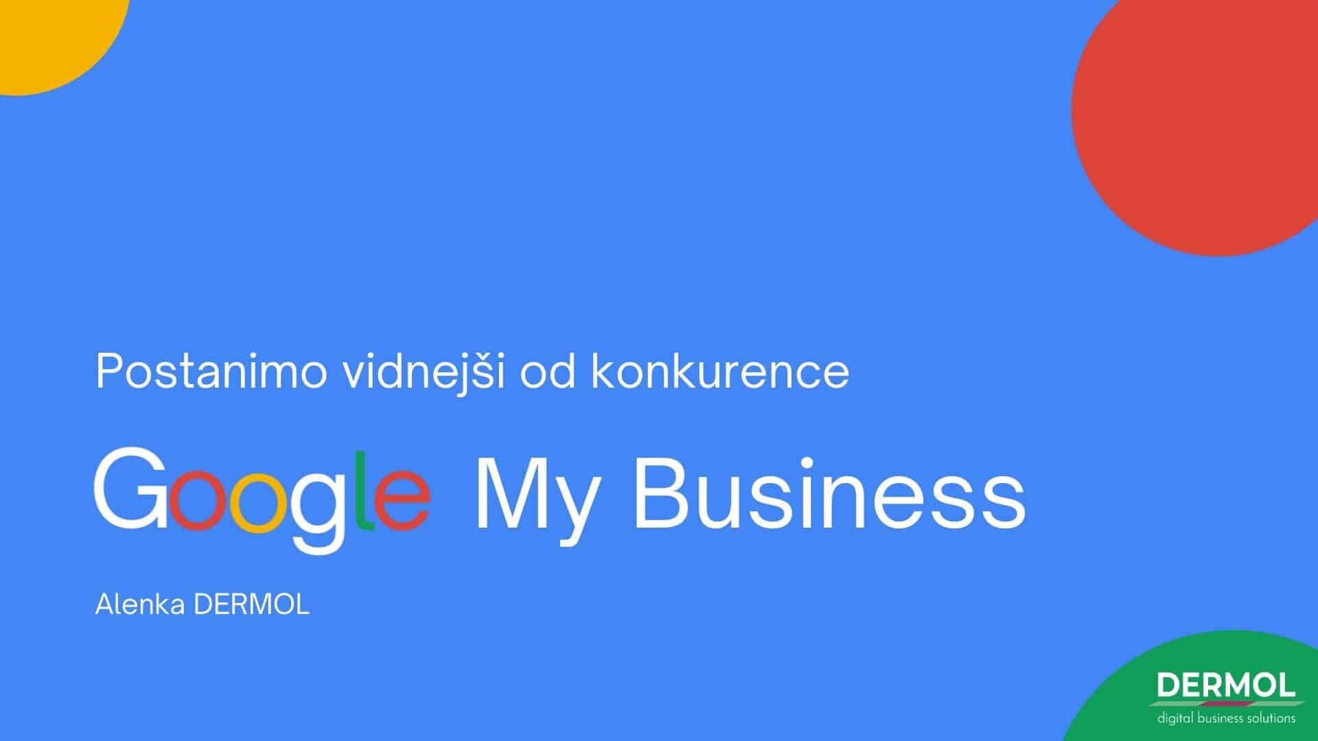 Google My Business spletni tečaj